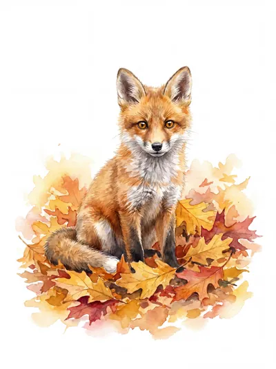 Renard d'automne