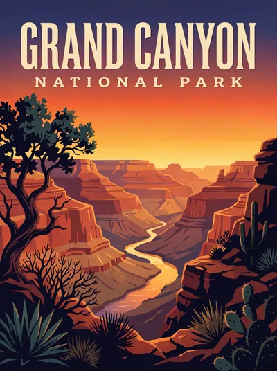 Lueur du Grand Canyon