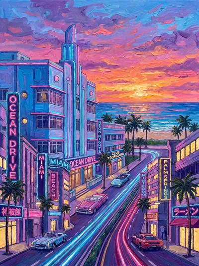 Nuits sur Ocean Drive