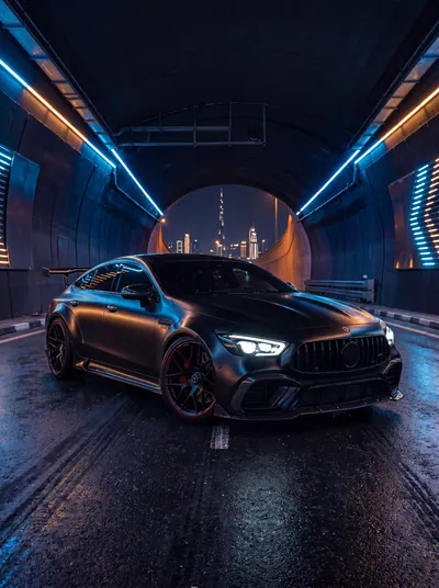 AMG dans le tunnel urbain